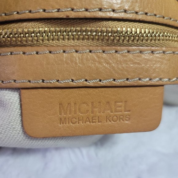 Michael Kors Y2K Double Tone Brown Leather Shoulder Bag - Picture 15 of 16